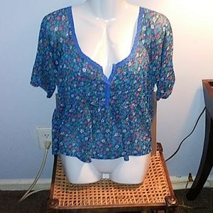Hollister Sz M Crop Top EUC